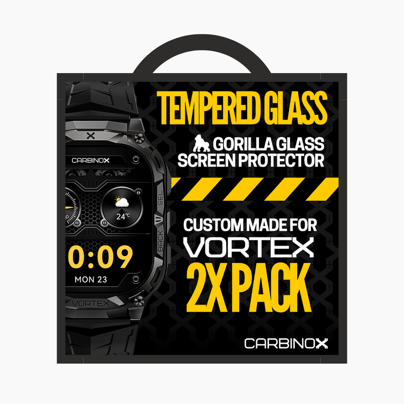 2x Tempered Glass Pack for Carbinox Vortex