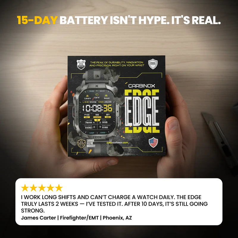 Carbinox Edge – Ultra Rugged Smarwatch