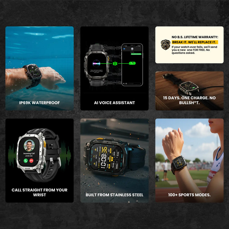 Carbinox Edge – Ultra Rugged Smarwatch